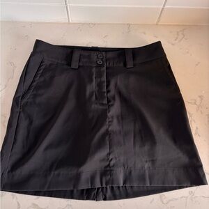 Nike Golf Black Dri-FIT Skort